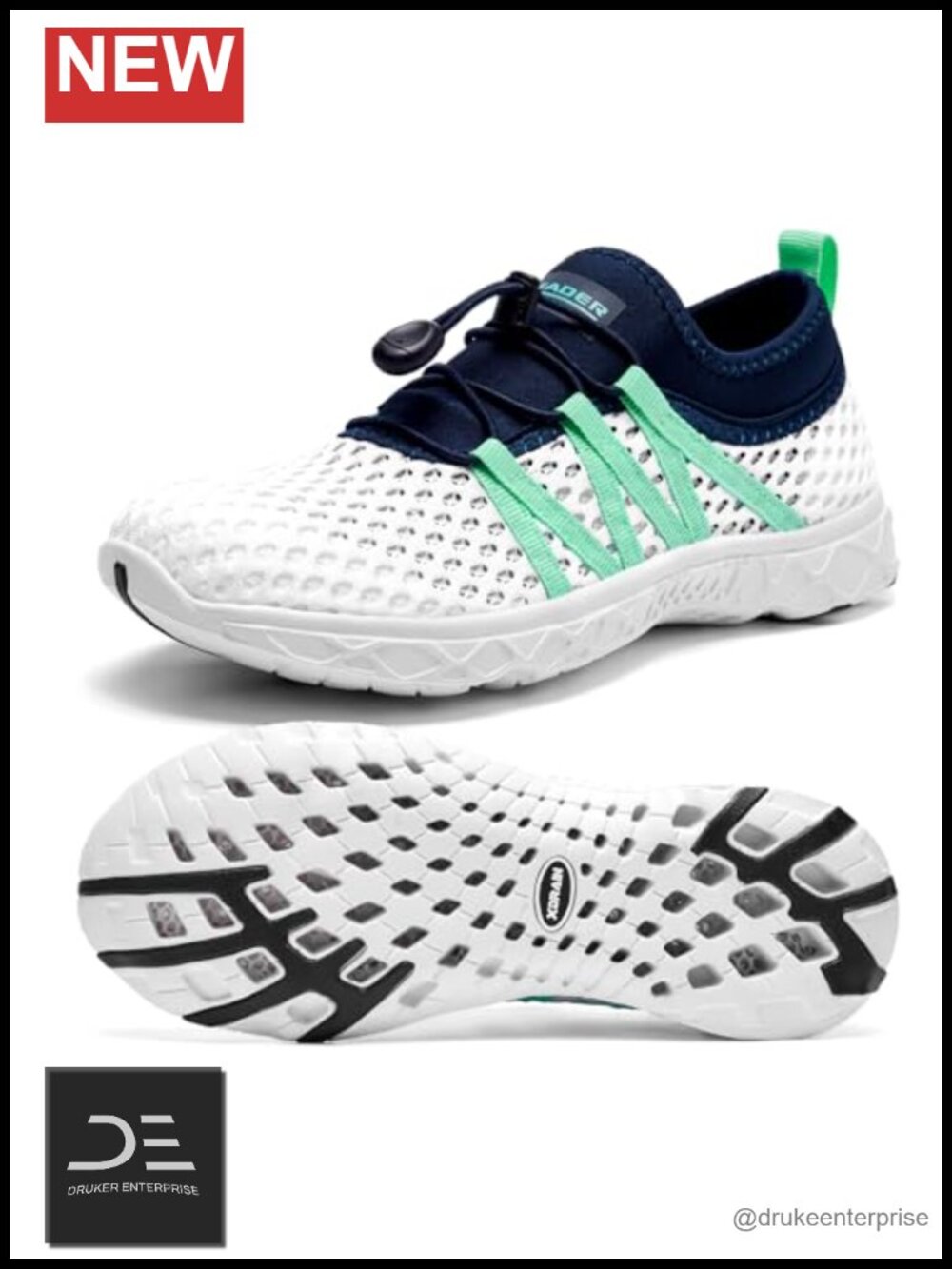 Women's Mesh Slip On Water Shoes Breathable Quick Dry